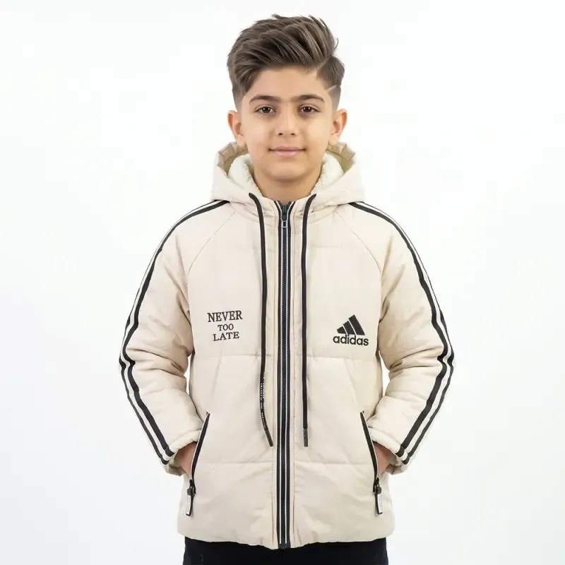 کاپشن پسرانه ADIDAS استخوانی