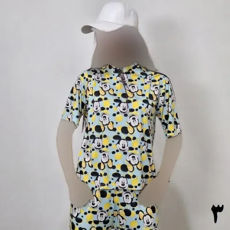 تیشرت گیاهی وارداتی زنانه سایز 1 و 2