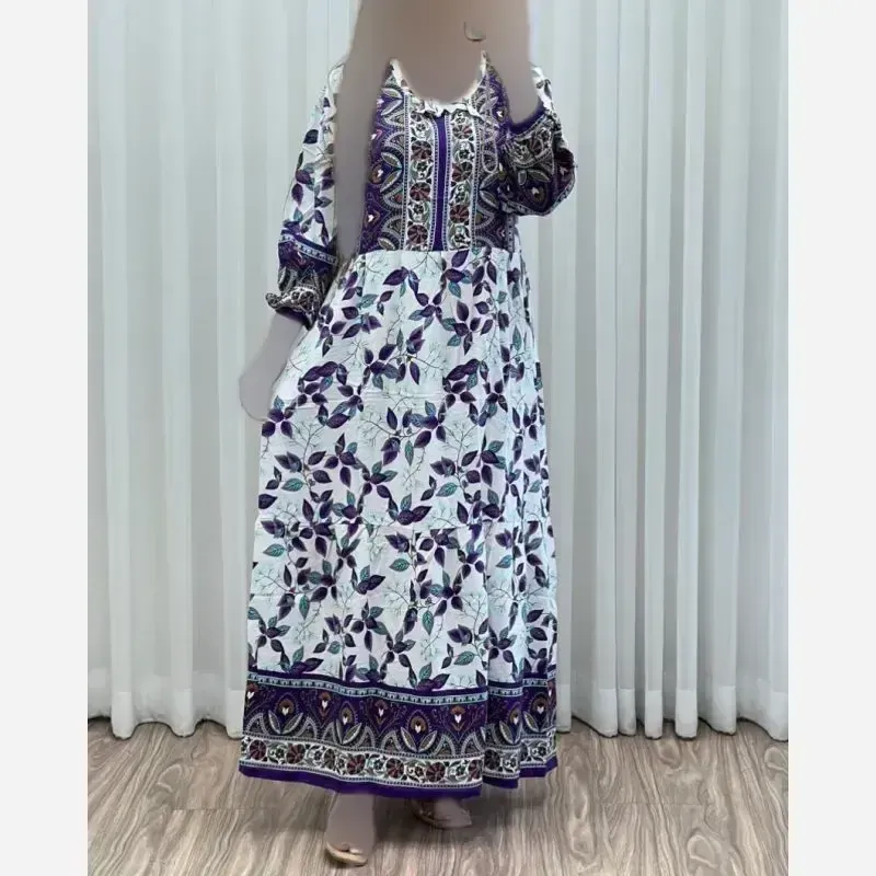 ساحلی نخی حاشیه دار خنک و نرم فری سایز مناسب سایز 40 تا 48