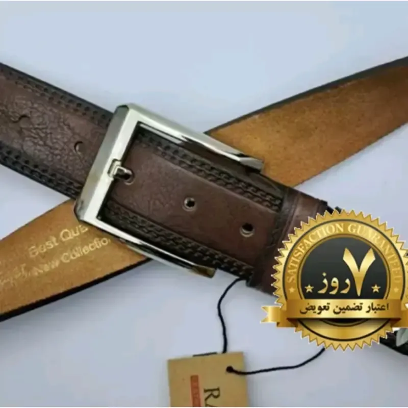کمربند مردانه رابو مدل مجلسی و اسپرت با پهنای 35 میلیمتر