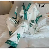 بلوز شلوار ساتن وارداتی زنانه کد 1277 شیک و راحت چهارفصل سایز XL 2XL