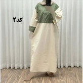 پیراهن کفتان لینن پاییزه فری سایز زنانه تا سایز 50 شیک و راحت کمربند دار بدون سایه اندازی