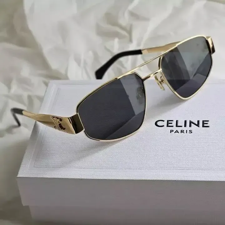 عینک آفتابی زنانه سلین فلزی UV 400 سبک راحت آیتم 8247