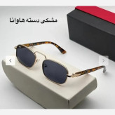 عینک آفتابی پرسول مدل دسته فنری مسترکوالیتی رنگ طلایی و مشکی هاوانا سایز 54