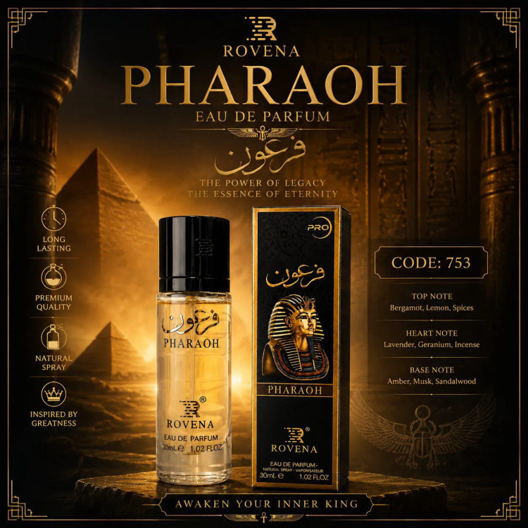 عطر جیبی روونا فرعون Pharaoh حجم 30 میل ادوپرفیوم